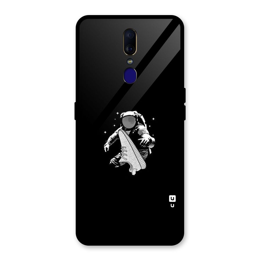 Space Shoe Glass Back Case for Oppo F11