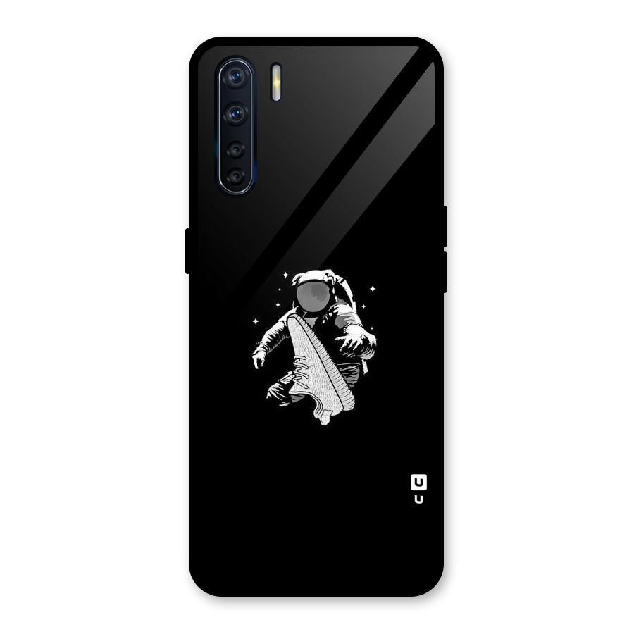 Space Shoe Glass Back Case for Oppo F15