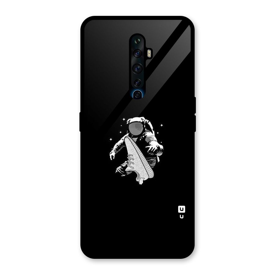 Space Shoe Glass Back Case for Oppo Reno2 F