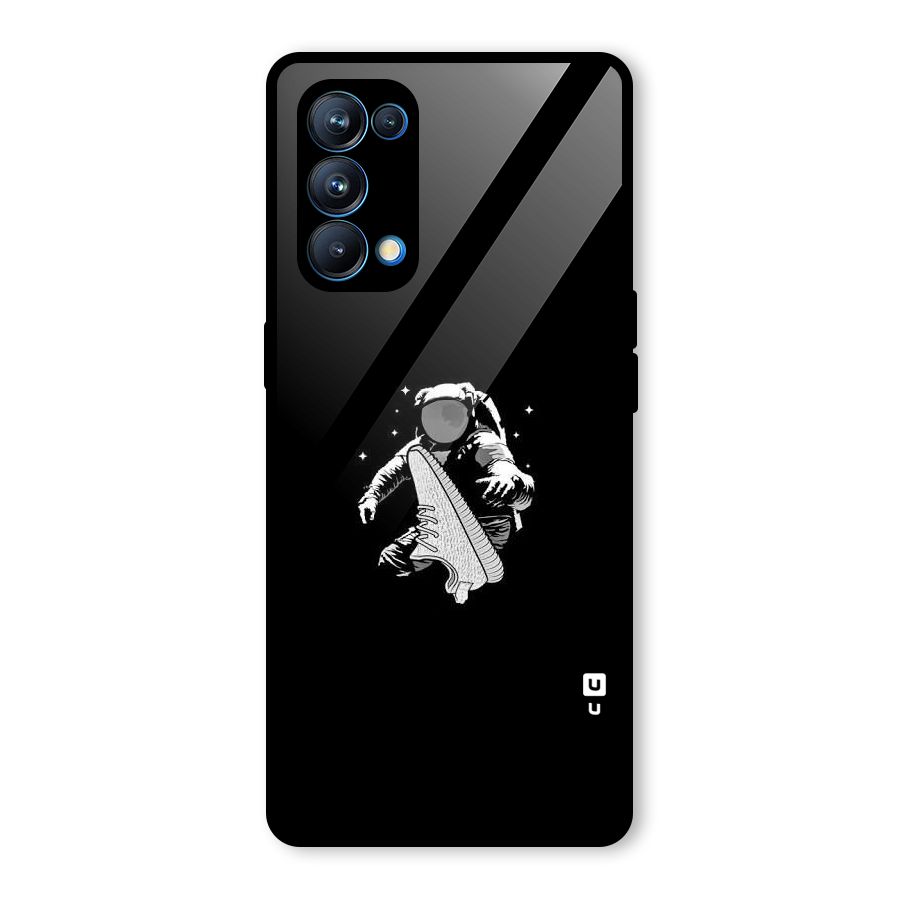 Space Shoe Glass Back Case for Oppo Reno5 Pro 5G