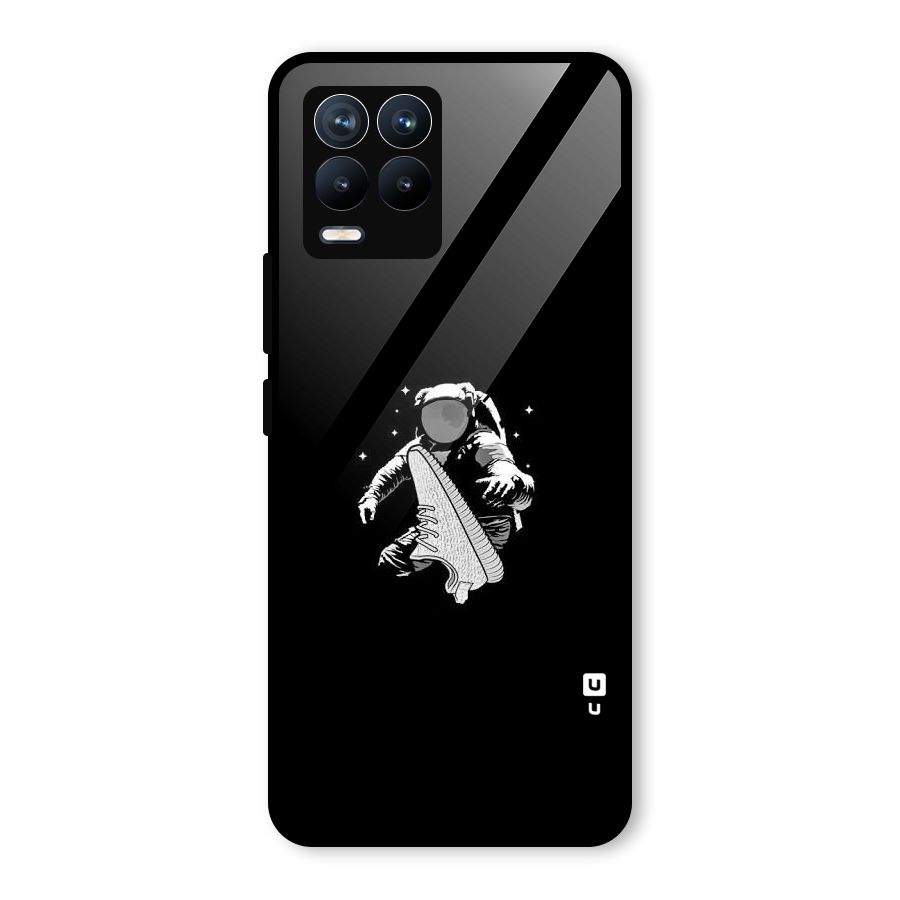 Space Shoe Glass Back Case for Realme 8