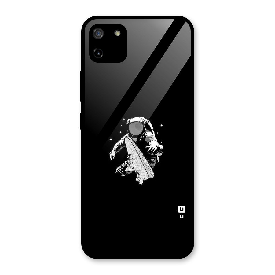 Space Shoe Glass Back Case for Realme C11