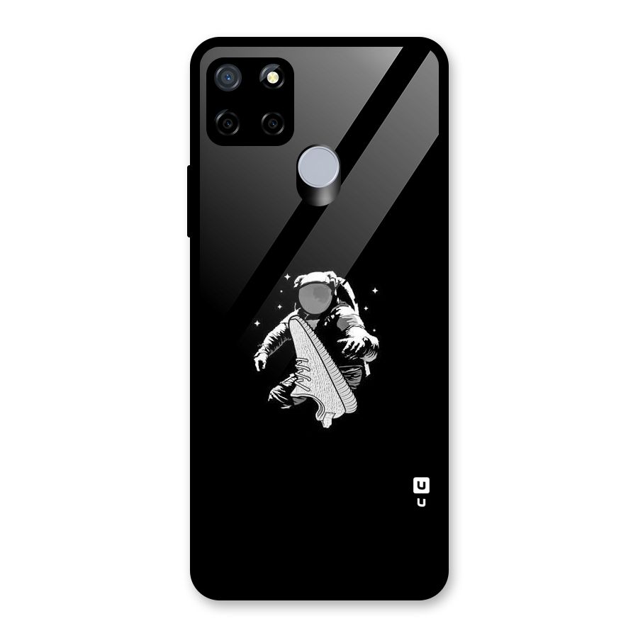 Space Shoe Glass Back Case for Realme C15