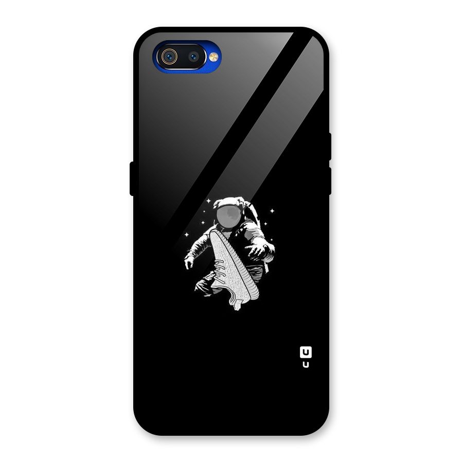 Space Shoe Glass Back Case for Realme C2
