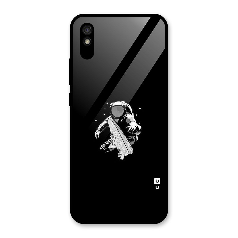 Space Shoe Glass Back Case for Redmi 9i