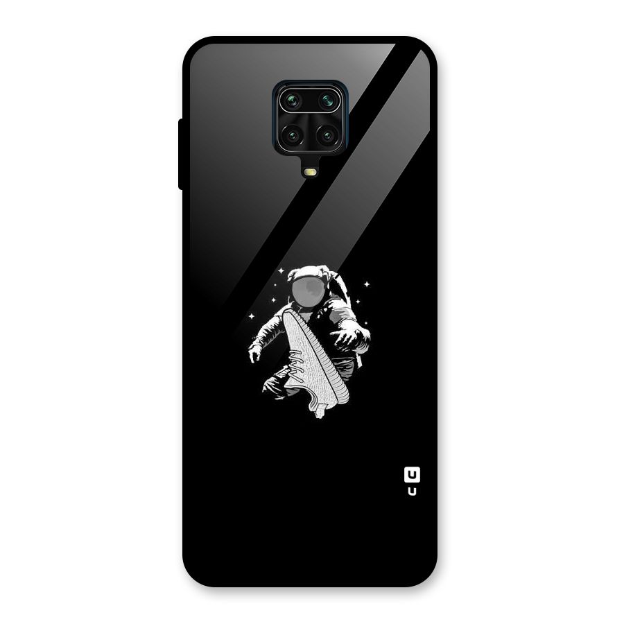Space Shoe Glass Back Case for Redmi Note 10 Lite