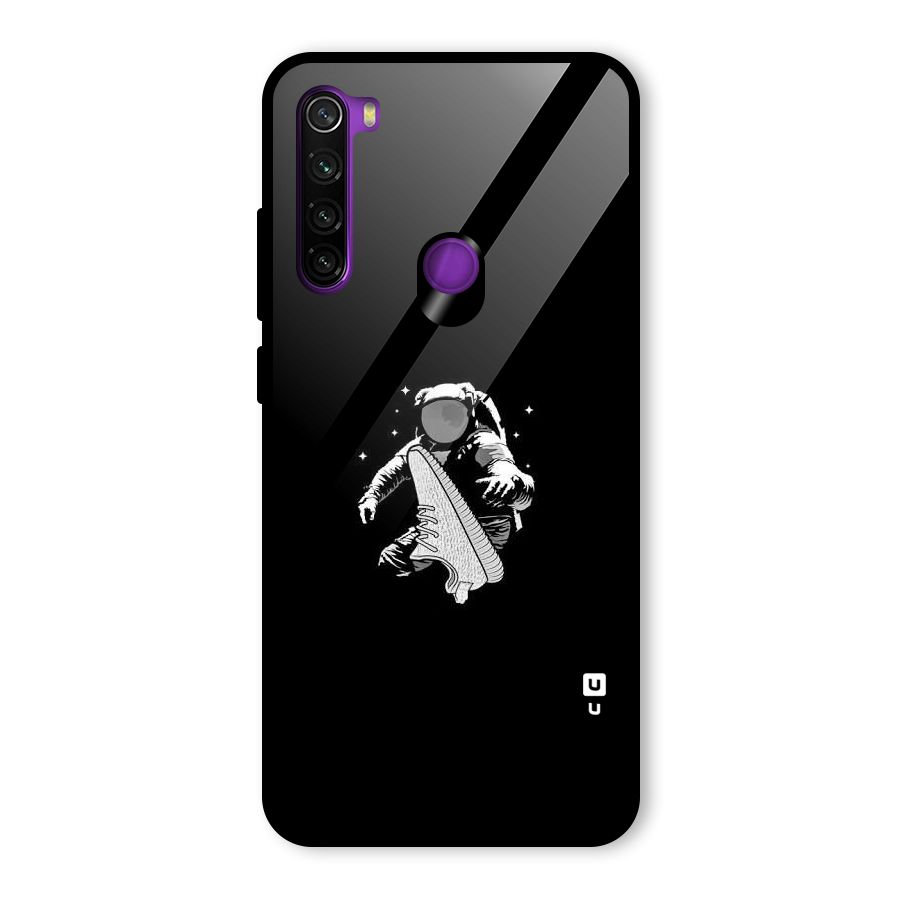 Space Shoe Glass Back Case for Redmi Note 8