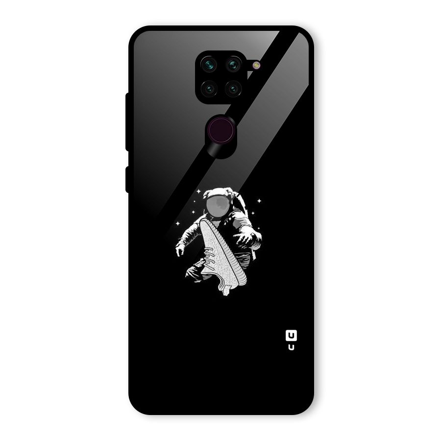 Space Shoe Glass Back Case for Redmi Note 9