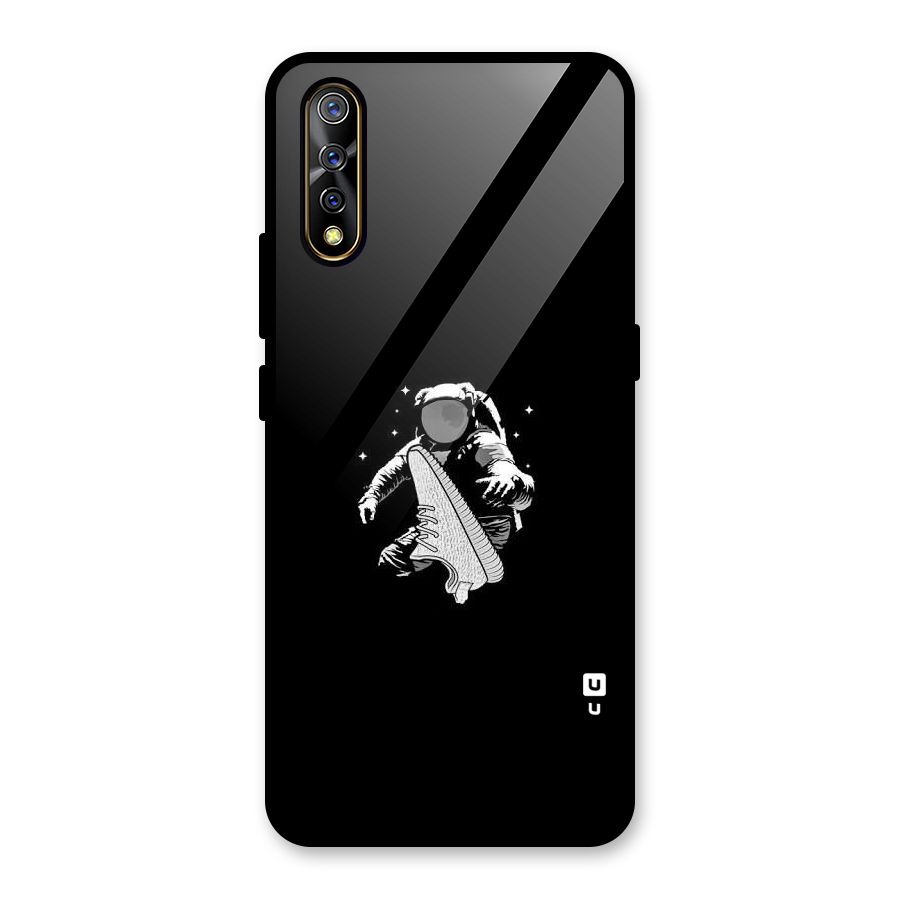 Space Shoe Glass Back Case for Vivo S1