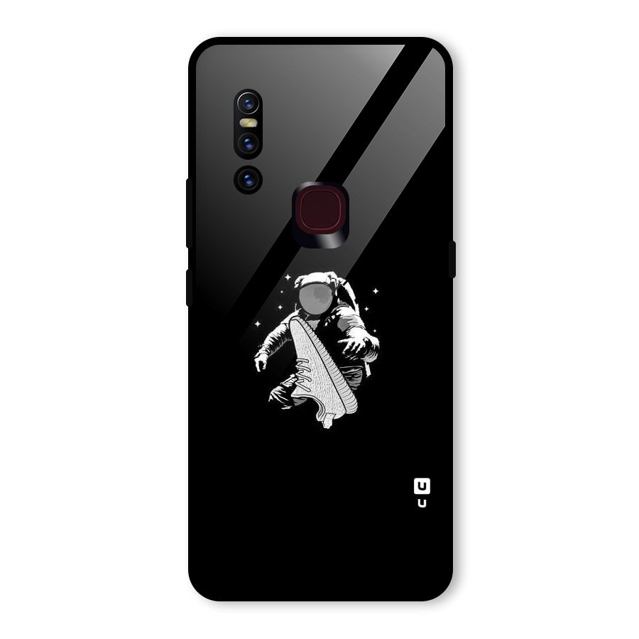 Space Shoe Glass Back Case for Vivo V15