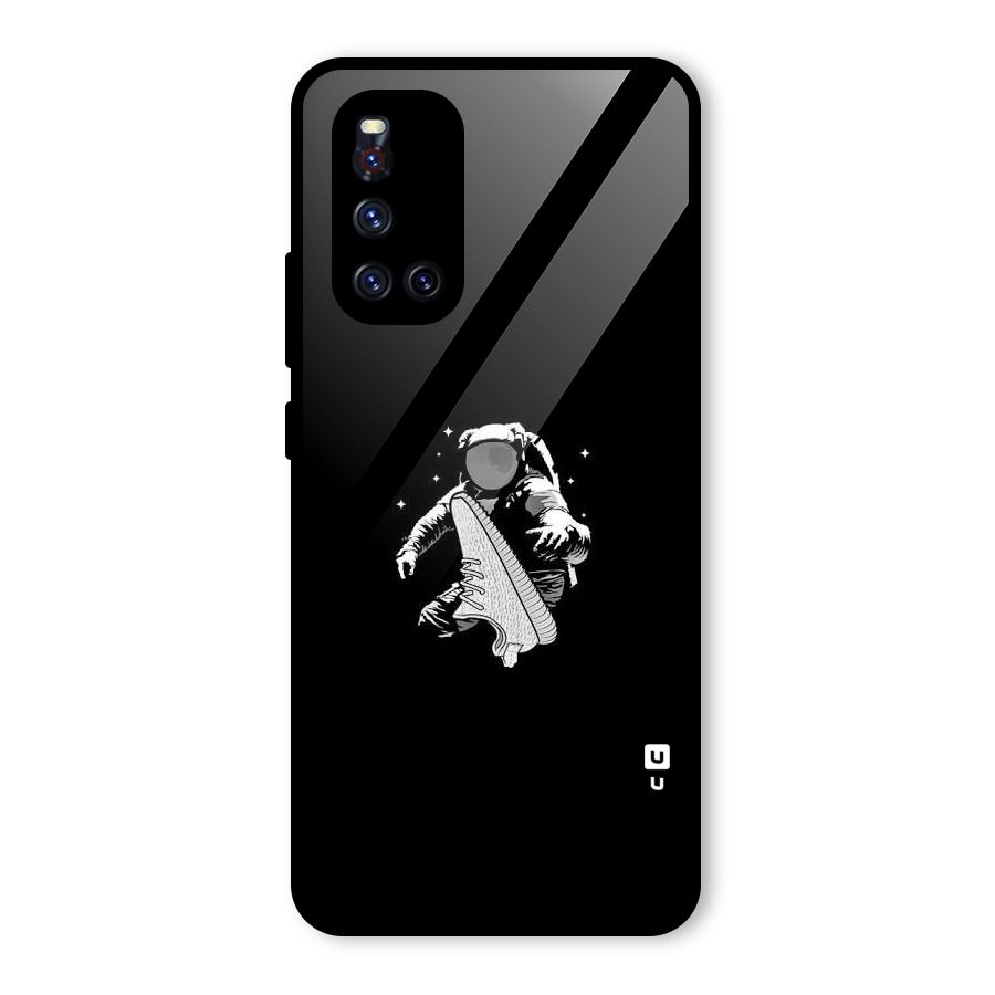 Space Shoe Glass Back Case for Vivo V19