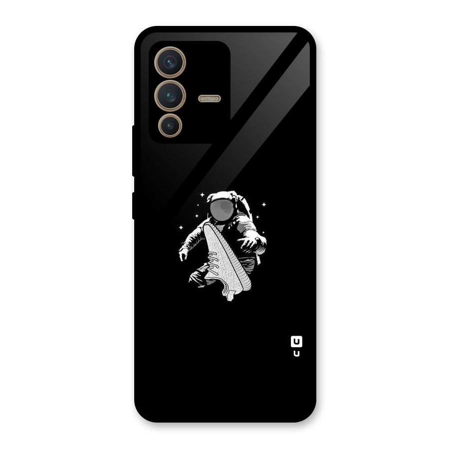 Space Shoe Glass Back Case for Vivo V23 5G
