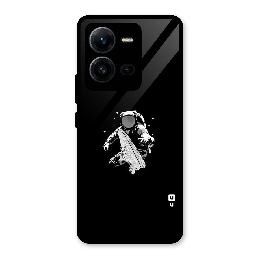 Space Shoe Glass Back Case for Vivo V25