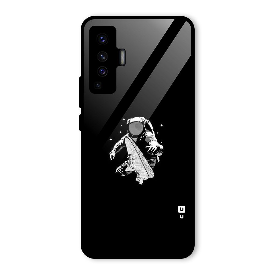 Space Shoe Glass Back Case for Vivo X50