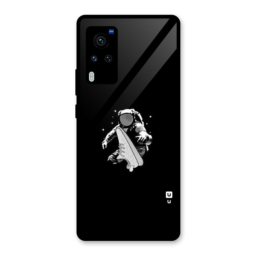 Space Shoe Glass Back Case for Vivo X60 Pro