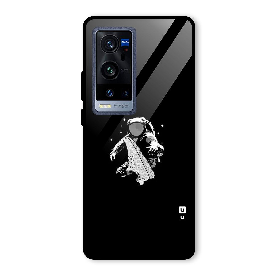 Space Shoe Glass Back Case for Vivo X60 Pro Plus