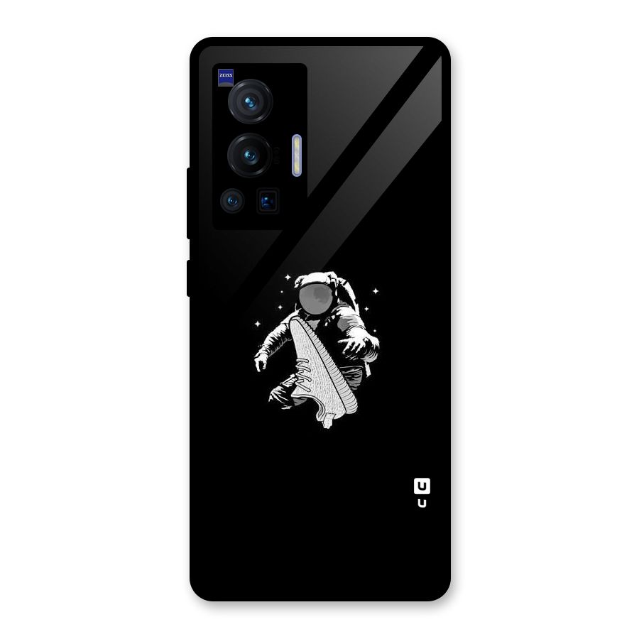 Space Shoe Glass Back Case for Vivo X70 Pro