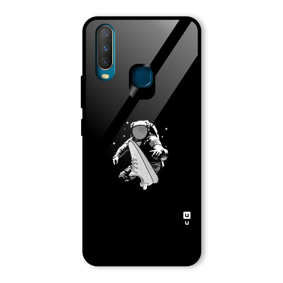 Space Shoe Glass Back Case for Vivo Y12