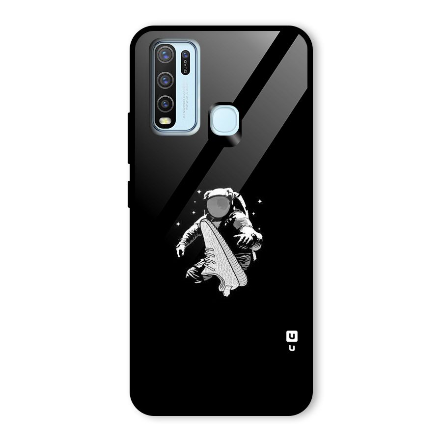 Space Shoe Glass Back Case for Vivo Y30