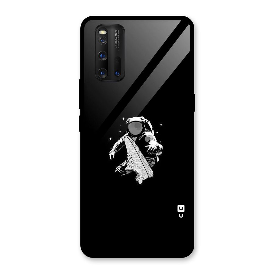 Space Shoe Glass Back Case for Vivo iQOO 3