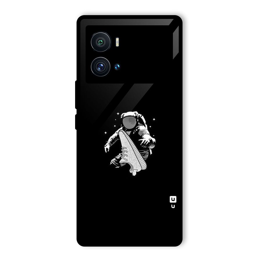 Space Shoe Glass Back Case for Vivo iQOO 9 Pro