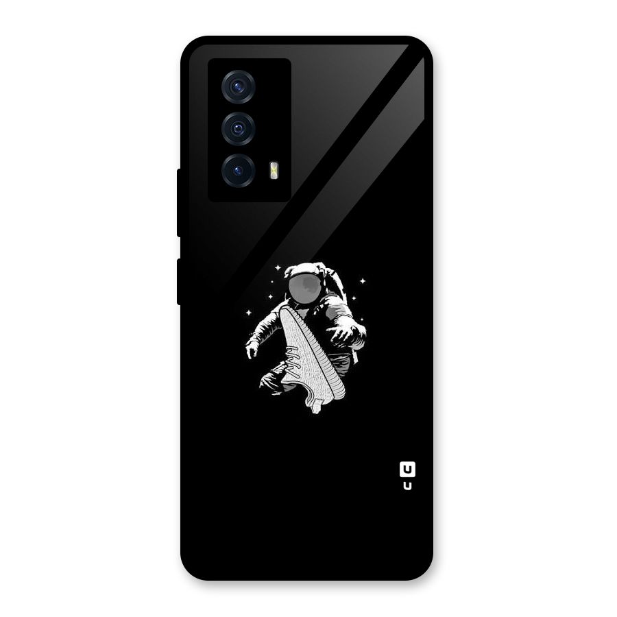 Space Shoe Glass Back Case for Vivo iQOO Z5