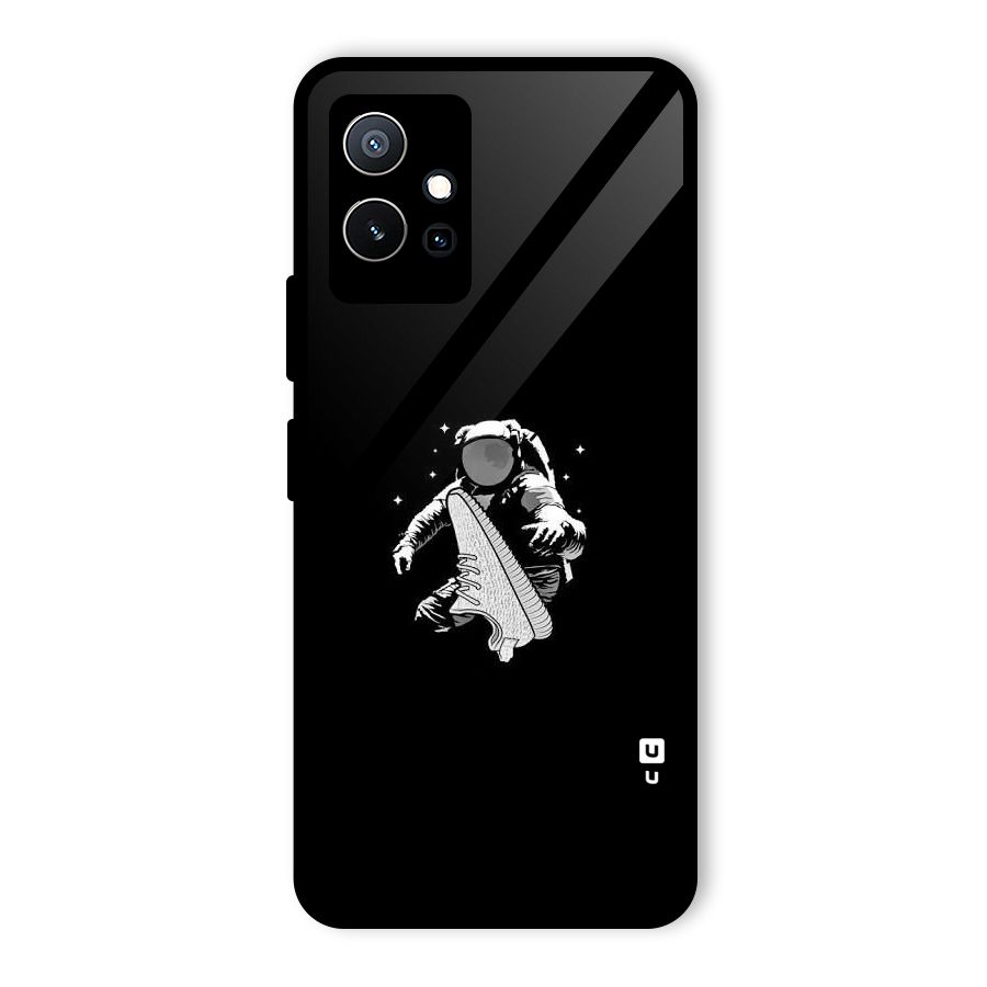 Space Shoe Glass Back Case for Vivo iQOO Z6