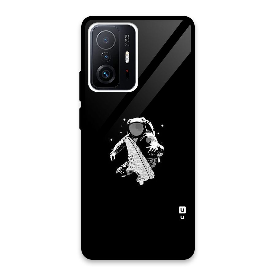 Space Shoe Glass Back Case for Xiaomi 11T Pro