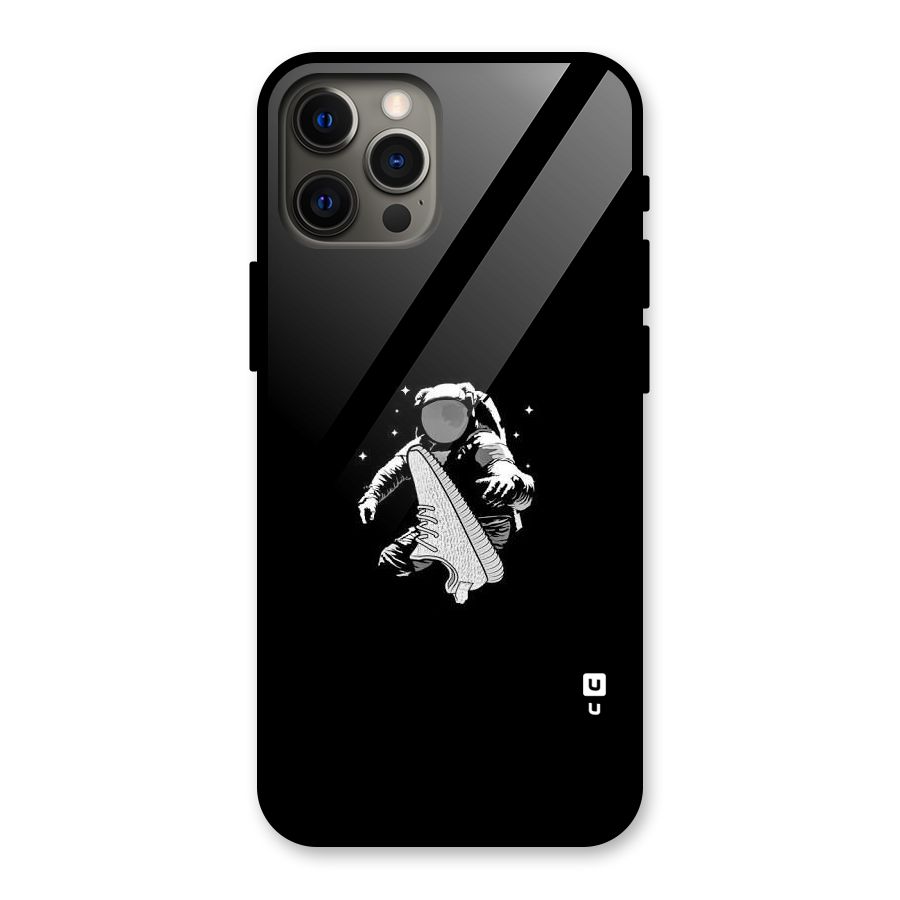 Space Shoe Glass Back Case for iPhone 12 Pro Max