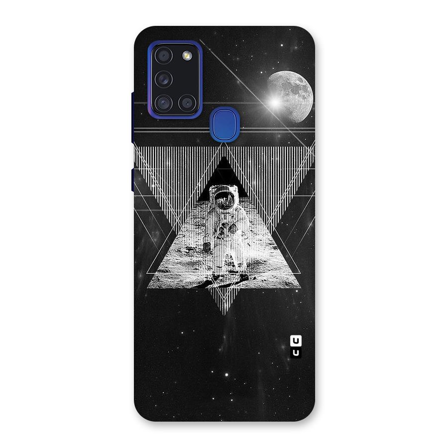 Space Triangle Abstract Back Case for Galaxy A21s