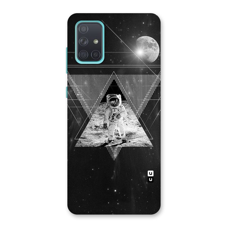Space Triangle Abstract Back Case for Galaxy A71