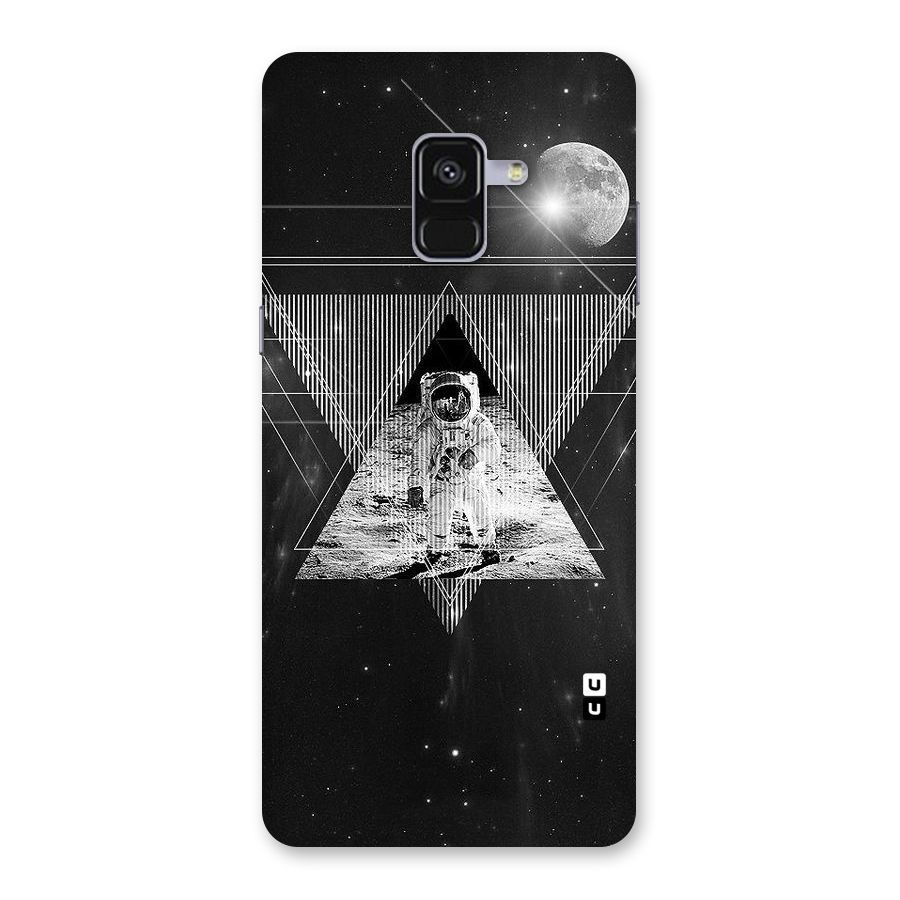 Space Triangle Abstract Back Case for Galaxy A8 Plus