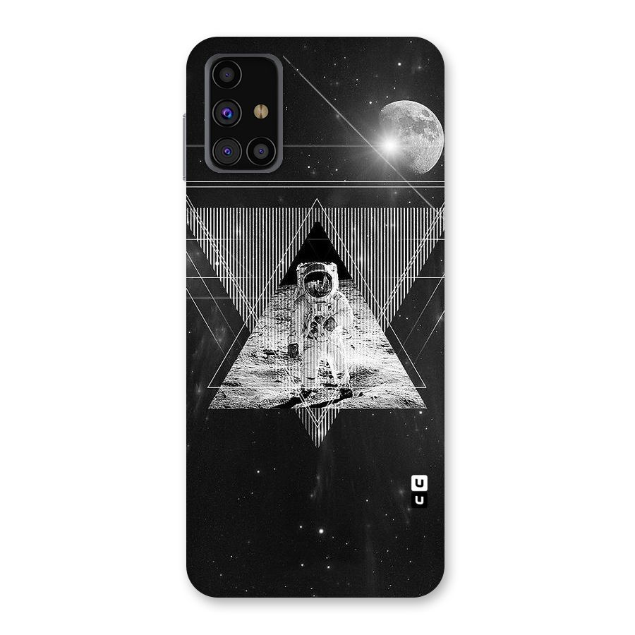 Space Triangle Abstract Back Case for Galaxy M31s