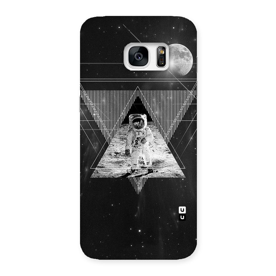 Space Triangle Abstract Back Case for Galaxy S7 Edge