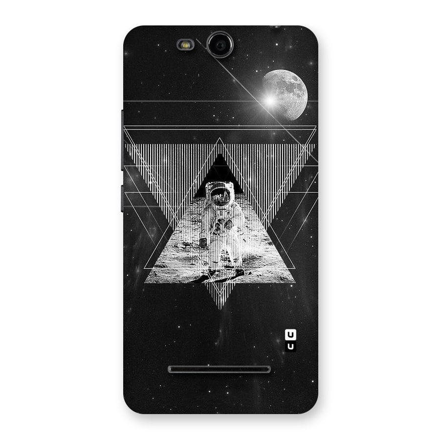 Space Triangle Abstract Back Case for Micromax Canvas Juice 3 Q392