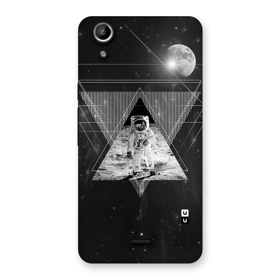 Space Triangle Abstract Back Case for Micromax Canvas Selfie Lens Q345
