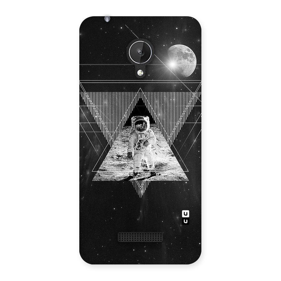 Space Triangle Abstract Back Case for Micromax Canvas Spark Q380