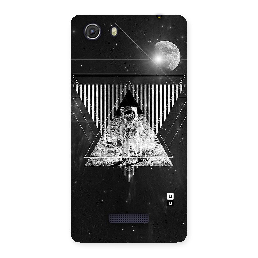 Space Triangle Abstract Back Case for Micromax Unite 3
