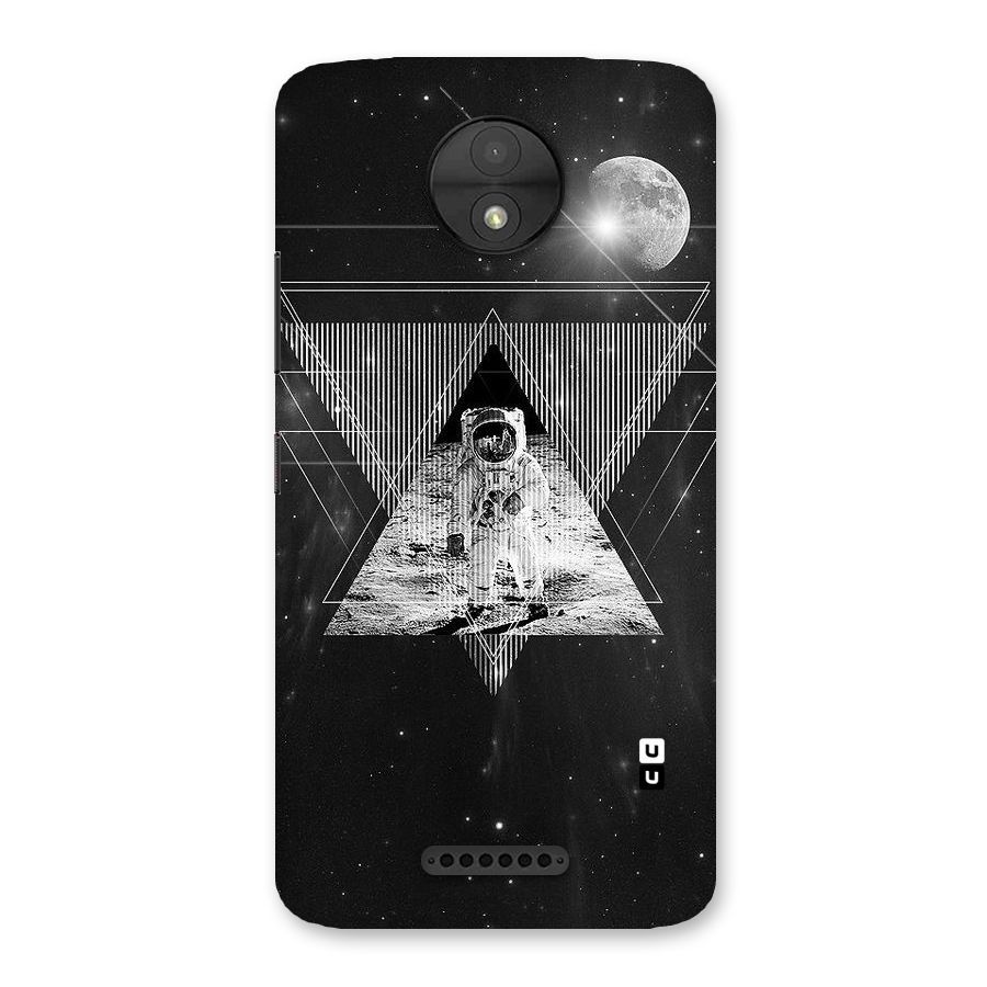 Space Triangle Abstract Back Case for Moto C