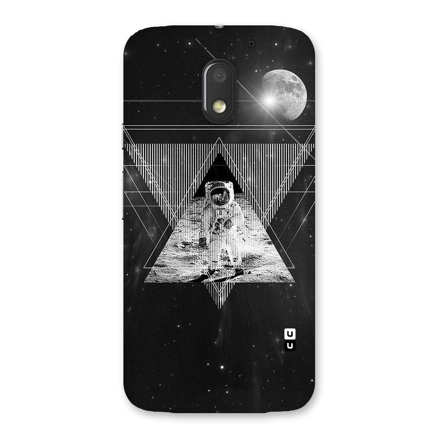 Space Triangle Abstract Back Case for Moto E3 Power