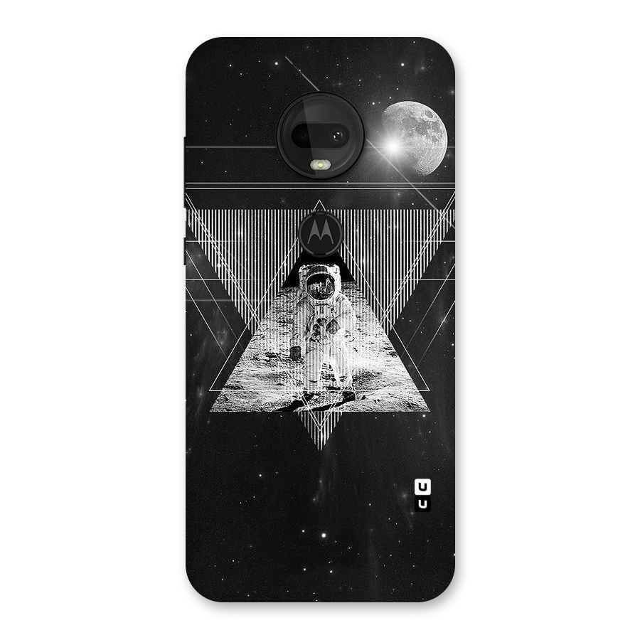 Space Triangle Abstract Back Case for Moto G7