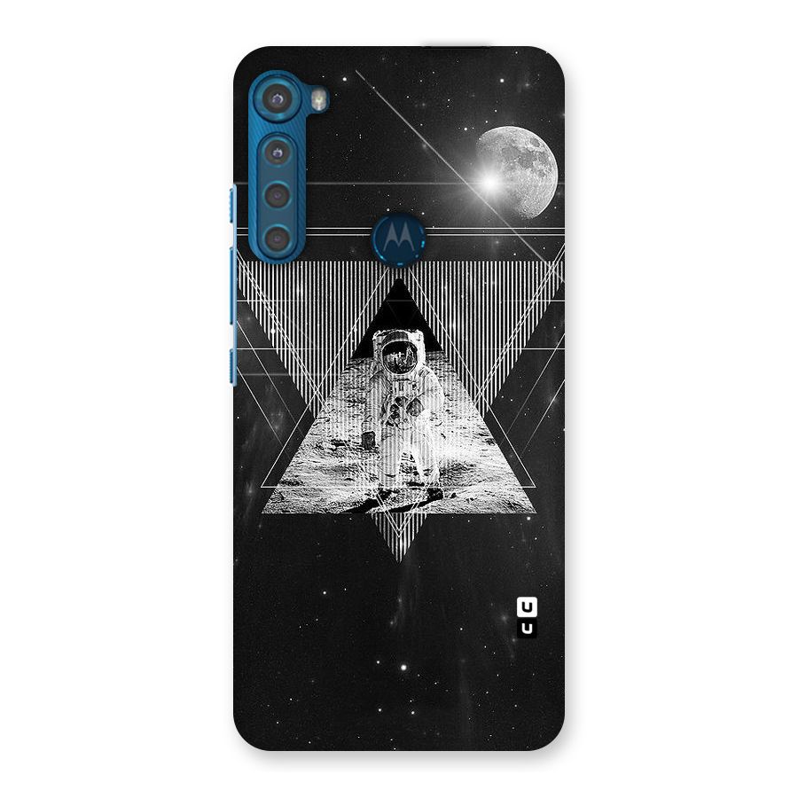 Space Triangle Abstract Back Case for Motorola One Fusion Plus