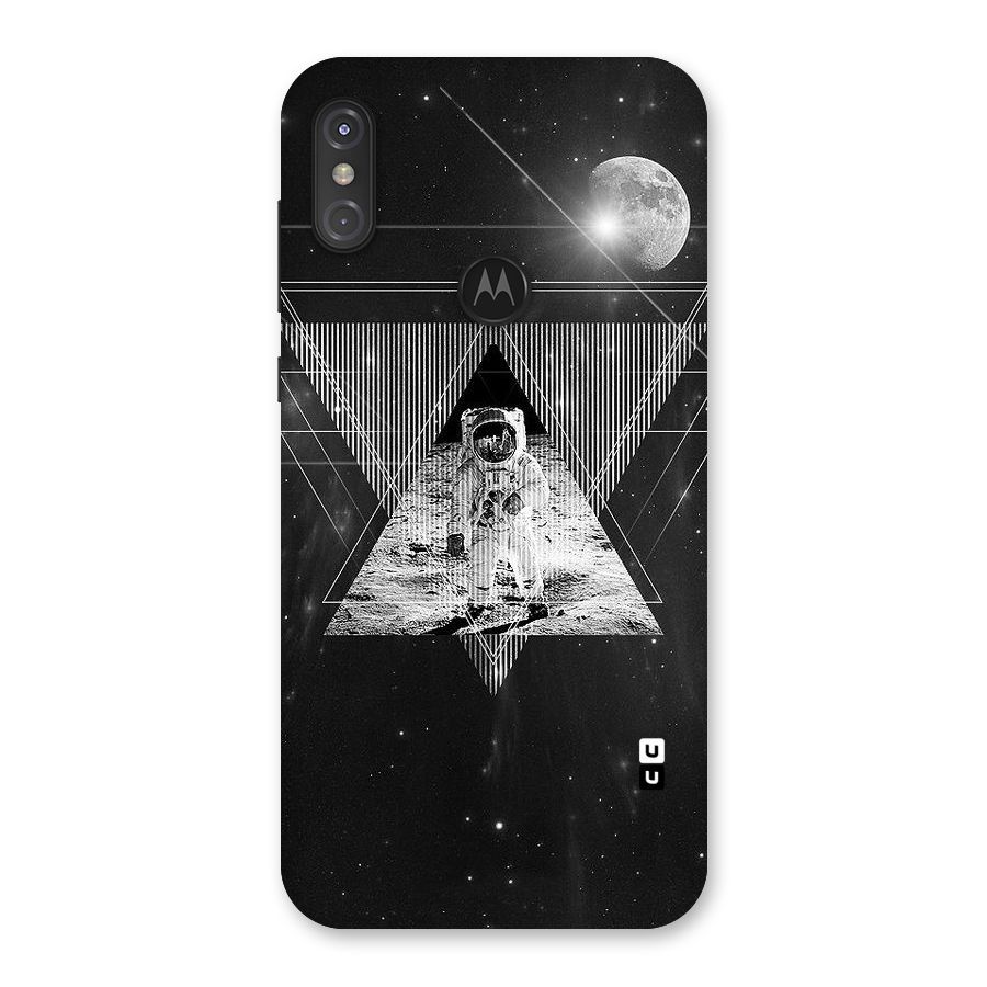 Space Triangle Abstract Back Case for Motorola One Power