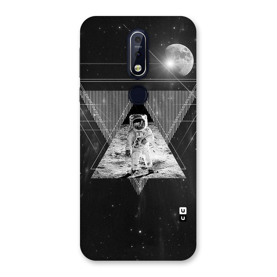 Space Triangle Abstract Back Case for Nokia 7.1