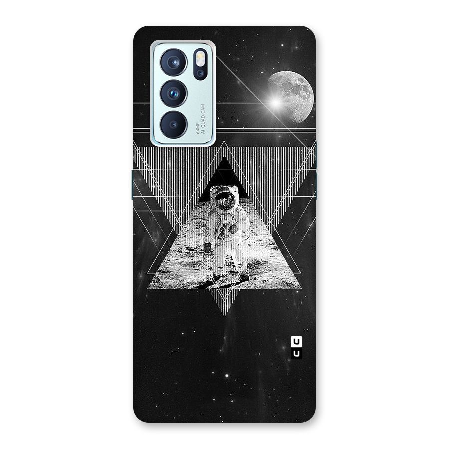 Space Triangle Abstract Back Case for Oppo Reno6 Pro 5G