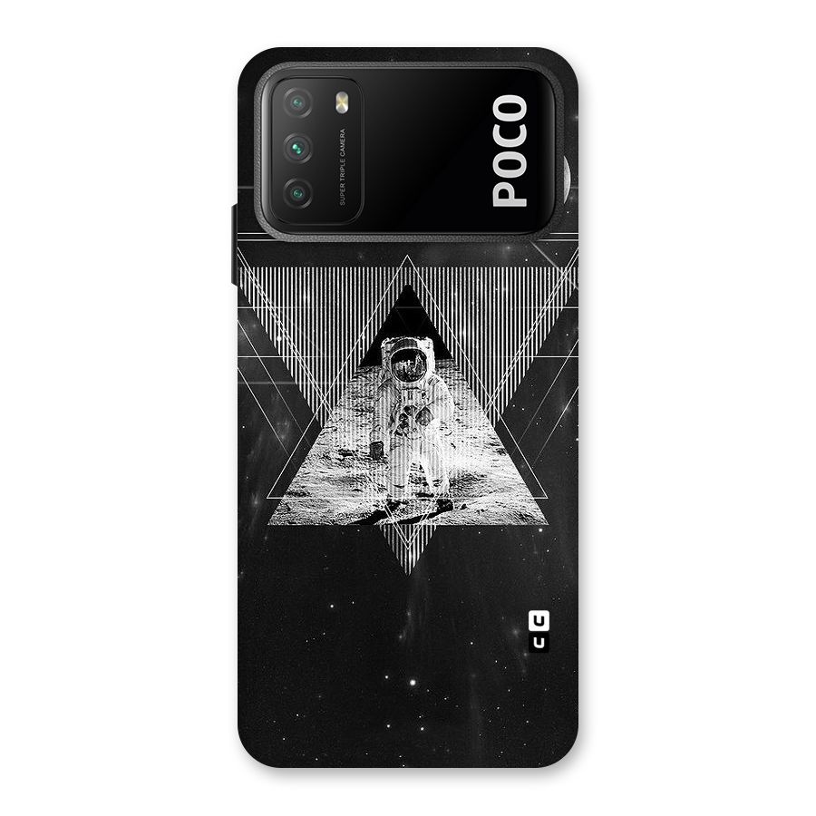 Space Triangle Abstract Back Case for Poco M3