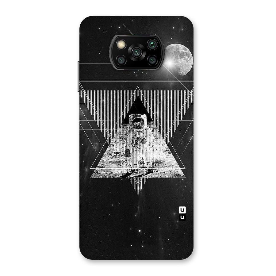Space Triangle Abstract Back Case for Poco X3
