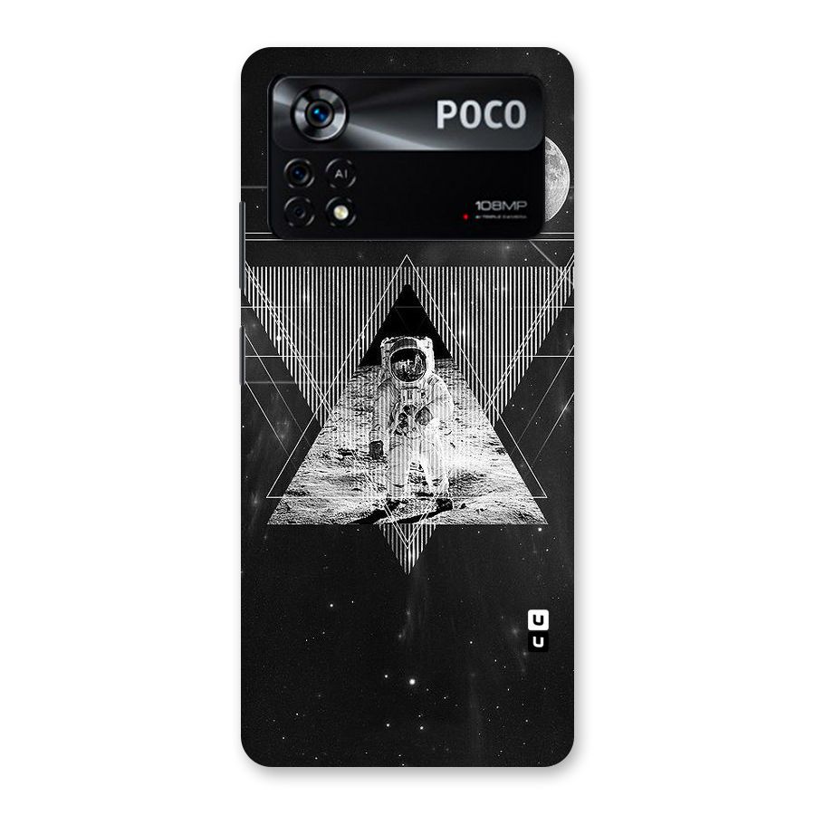 Space Triangle Abstract Back Case for Poco X4 Pro 5G