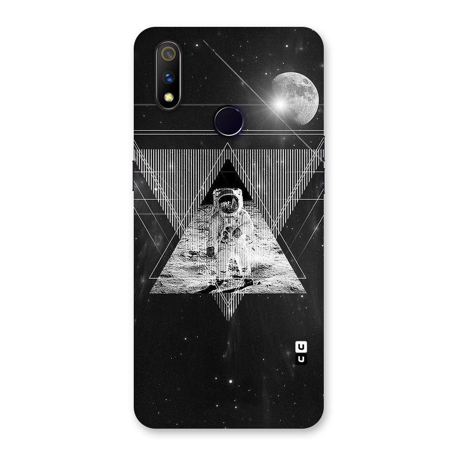 Space Triangle Abstract Back Case for Realme 3 Pro