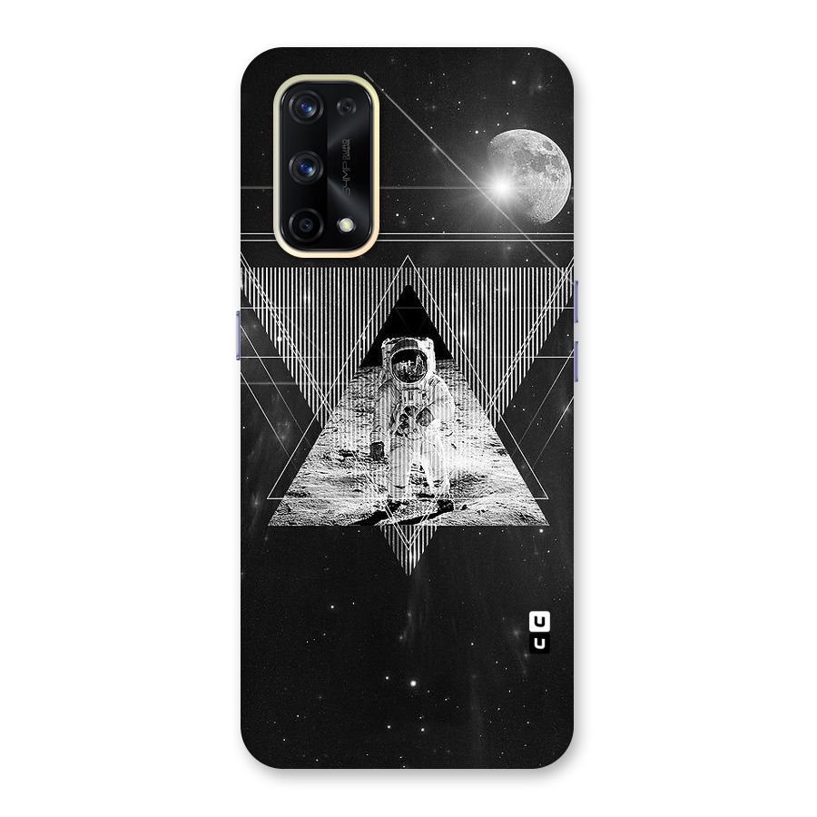 Space Triangle Abstract Glass Back Case for Realme X7 Pro